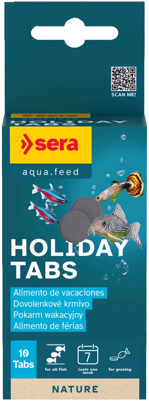 SERA Holiday Tabs Alimento de vacaciones para Peces